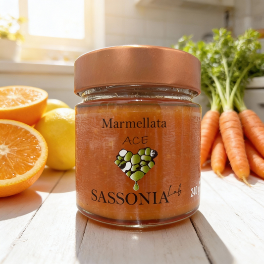 Marmellata Arancia Carota e Limone biologica