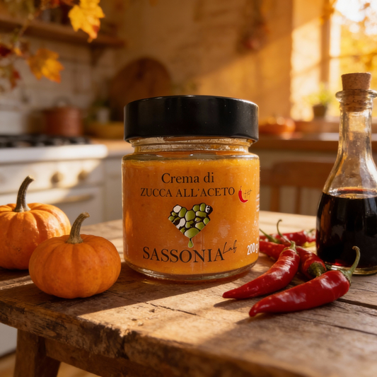 Crema di zucca leggermente piccante biologica
