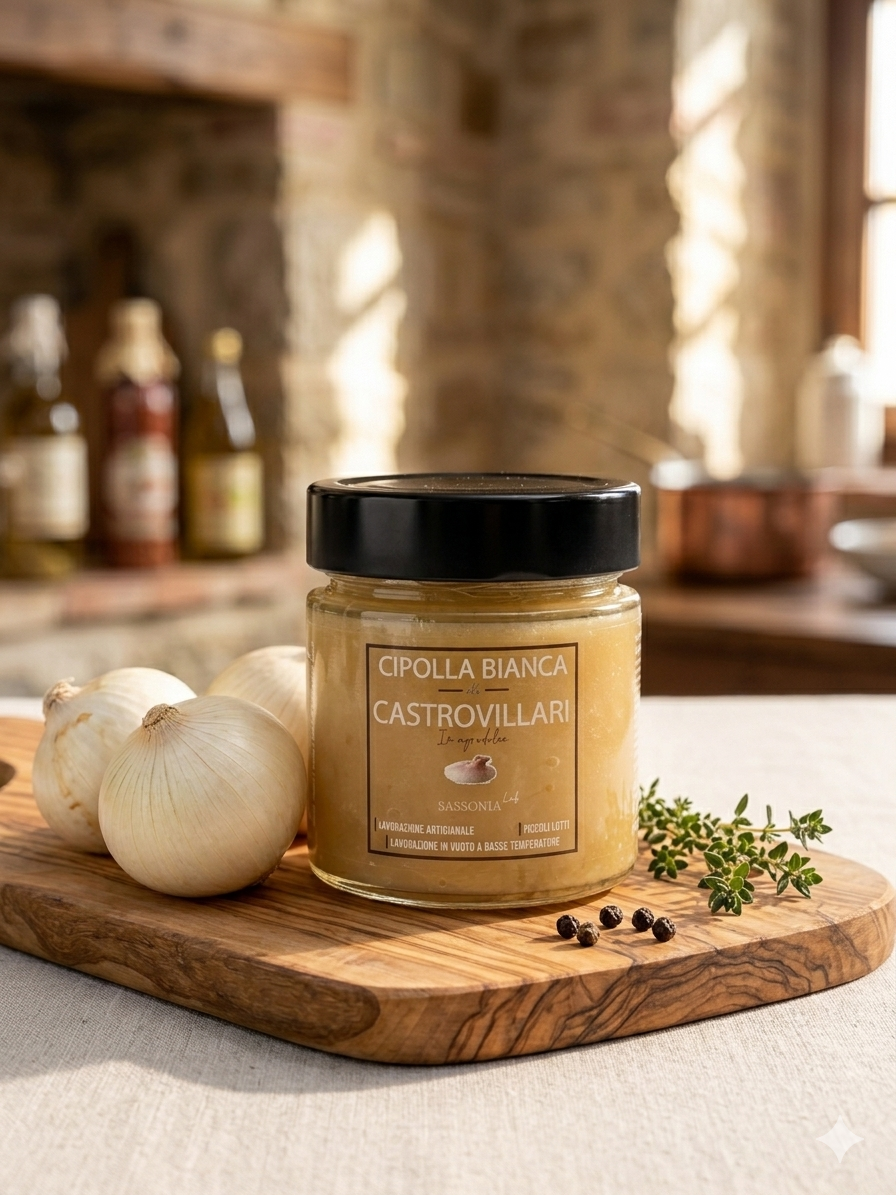 cipolla bianca di Castrovillari alla julienne